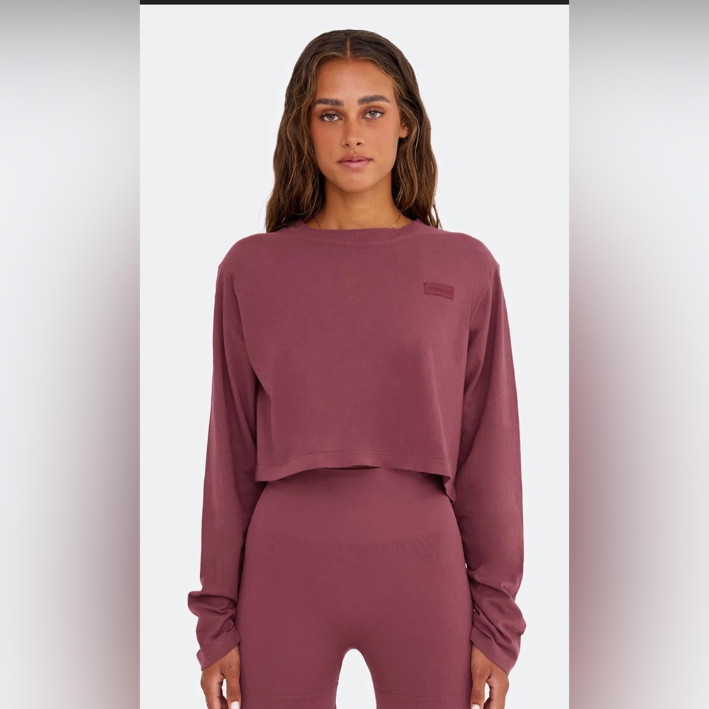 cropped long sleeve